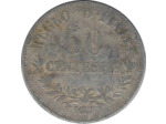 ITALIE 50 CENTESIMI 1863 NBN TB