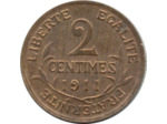 FRANCE 2 CENTIMES DUPUIS 1911 TTB+