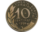 FRANCE 10 CENTIMES LAGRIFFOUL 1998 BE
