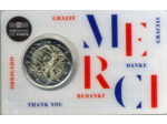 FRANCE 2020 2 EURO COMMEMORATIVE RECHERCHE MEDICAL MERCI COINCARD