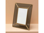 Porte photo verre fumé 19x24cm