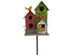 Nichoir oiseaux les trois cabanes 22x15x141cm