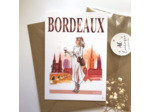 Bordeaux - affiche, carte
