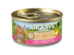 ARQUIVET Poulet en sauce aux crevettes pour chat - 80 g