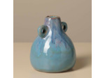 Petit vase céramique bleu Azul 11x9cm