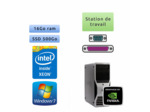 Dell Precision T5500 - Windows 7 - E5620 16Go 500Go SSD - K4000 - Ordinateur Tour Workstation PC