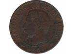 FRANCE 5 CENTIMES NAPOLEON III 1854 B (Rouen) TB
