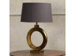Lampe ronde dorée Lorentz 38x29cm