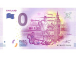 GRANDE BRETAGNE 2018-4 EURO FOOTBALL 2018 BILLET SOUVENIR 0 EURO TOURISTIQUE