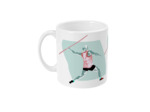 Tasse ou mug athlétisme "Javelot homme" - Personnalisable