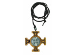 Croix de Saint Benoît en Olivier avec Cordon