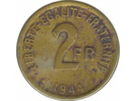 FRANCE 2 FRANCS PHILADELPHIE 1944 TB+