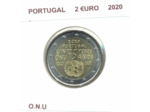 PORTUGAL 2020 2 EURO COMMEMORATIVE 75 ANNIVERSAIRE DE L ONU SUP