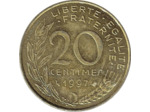 FRANCE 20 CENTIMES LAGRIFFOUL 1997 SUP