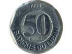 LIBAN 50 LIVRES 1996 TTB+