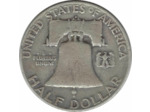 AMERIQUE (U.S.A) HALF DOLLAR FRANKLIN (1/2 DOLLAR) 1950 D TB+