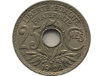 FRANCE 25 CENTIMES LINDAUER 1922 SUP (G380)