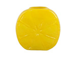 Vase citron jaune Victoria verre 16x9x15cm