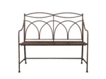 Banc de jardin fer 107x46x95cm