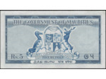 MAURICE 5 RUPEES (1954) SUP (W27)