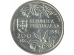 PORTUGAL 200 ESCUDOS 1995 ILHAS ESPECIARIAS MOLUCAS TTB+