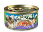 Émincés en sauce Arquivet au thon blanc & batonnet de crabe 80g