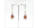 Boucles d'oreilles Ambre