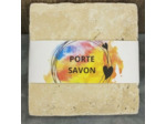 Porte-savon en travertin