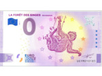 46 ROCAMADOUR 2020-3 LA FORET DES SINGES (ANNIVERSAIRE) BILLET SOUVENIR 0 EURO