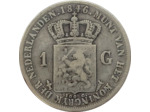 PAYS-BAS 1 GULDEN 1846 LYS TB- (Ag945)