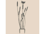 Treillage roseaux gris fer 29x1x91cm