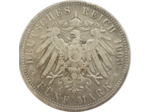 ALLEMAGNE BAVARIA 5 MARK 1903 D TTB