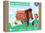 LES MAMMOUTHS - KIT PANDACRAFT 3-7 ANS - CREE TON MAMMOUTH LAINEUX ET JOUE !