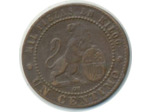ESPAGNE 1 CENTIMO 1870 TTB (W660)