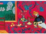 PUZZLE HAZAN. MATISSE, LA DESSERTE, HARMONIE ROUGE