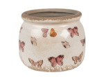 Pot de fleurs d'intérieur Beige 12x10cm