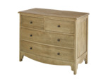 Commode Saumur chêne massif 4 tiroirs 105x82x55cm