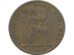 GRANDE BRETAGNE 1 FARTHING VICTORIA 1847 TB+