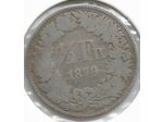 SUISSE 1/2 FRANC 1879 B TB