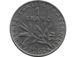 FRANCE 1 FRANC ROTY 1962 SUP