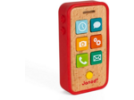 Janod - Téléphone Enfant Sonore en Bois - Jouet d'Imitation - Dès 18 Mois,