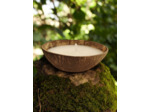 Bougie coque noix de coco