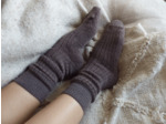 Chaussettes CHILL - 80% mohair / Taupe