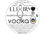 Élixir4♥ Vodka Angélique, Rose, Chanvre et Miel