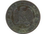 FRANCE 2 CENTIMES NAPOLEON III 1854 A TTB