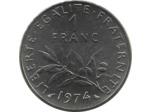 FRANCE 1 FRANC ROTY 1974 FDC