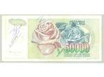 YOUGOSLAVIE 50000 DINARA 1992 SERIE AD TTB
