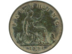 GRANDE BRETAGNE 1 FARTHING VICTORIA 1881 H TTB