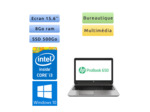 HP ProBook 650 G2 - Windows 10 - i3 8Go 500Go SSD - 15.6 - Webcam - Ordinateur Portable PC - bureautique