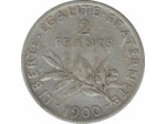 FRANCE 2 FRANCS SEMEUSE 1900 TB
